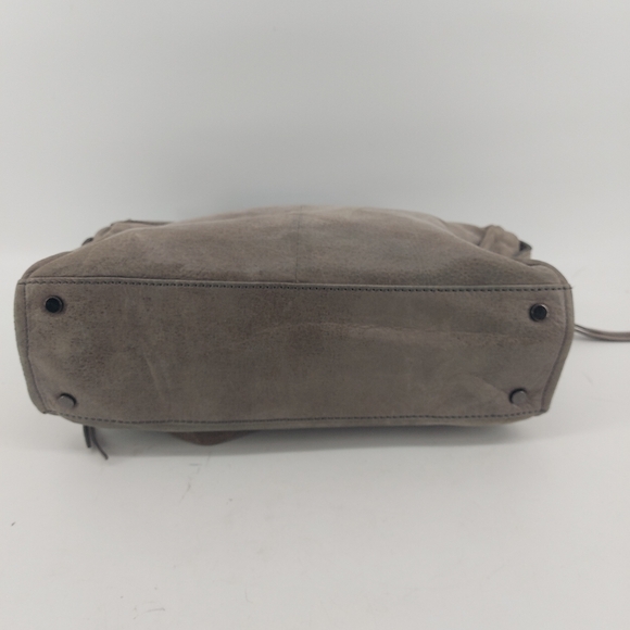 Hobo Vintage Hide Khaki 'seeker' Leather Shoulder Hand Bag - Picture 6 of 9